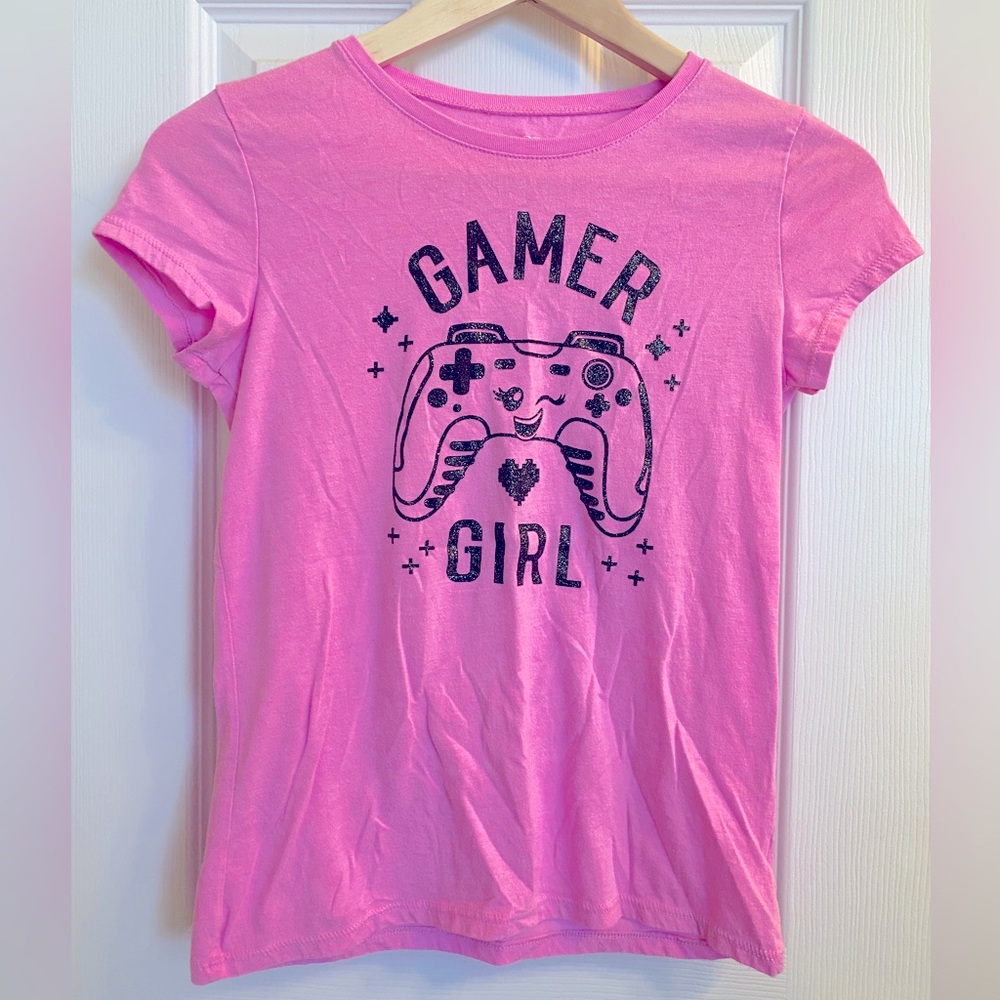 Place Gamer Girl Extra Large Girls Tee